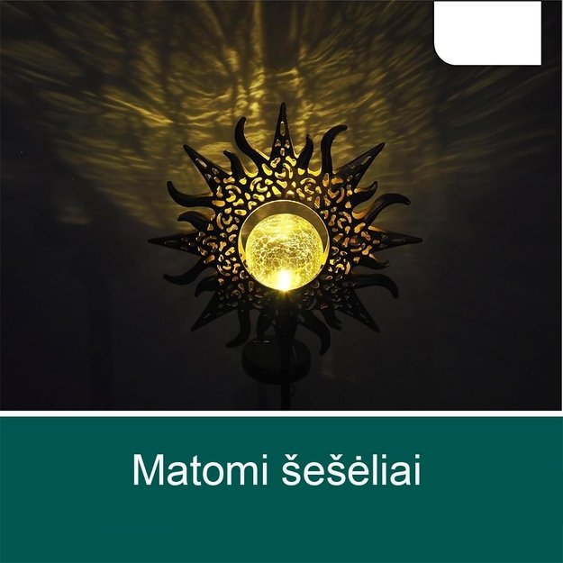 Lauko dekoracija Saulė, 2vnt.
