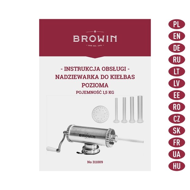 Rankinis horizontalus kimštuvas 1,5kg