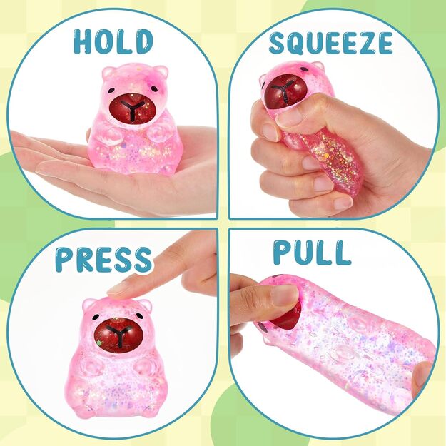 Antistresinis squishy minkomas žaislas KAPIBARA