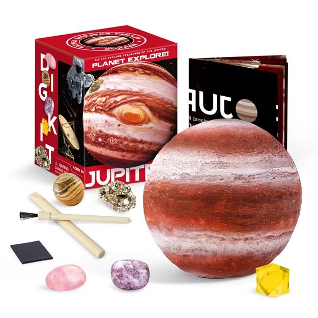 Archeologijos kasinėjimo rinkinys kristalai Jupiteris 5 vnt.