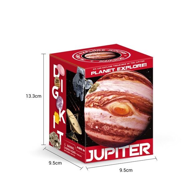 Archeologijos kasinėjimo rinkinys kristalai Jupiteris 5 vnt. 2