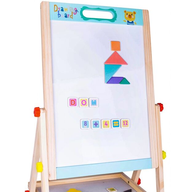 Medinė piešimo lenta 85 cm. aukštis 3