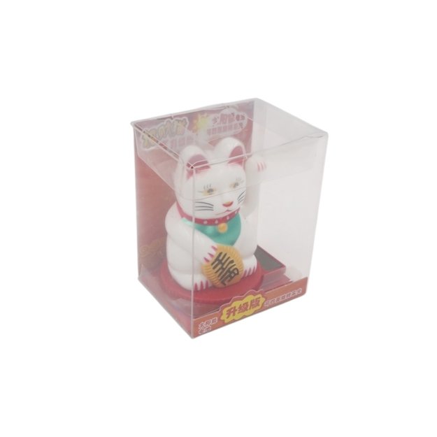 Saulės energija veikianti sėkmės katė „Maneki Neko“ 3