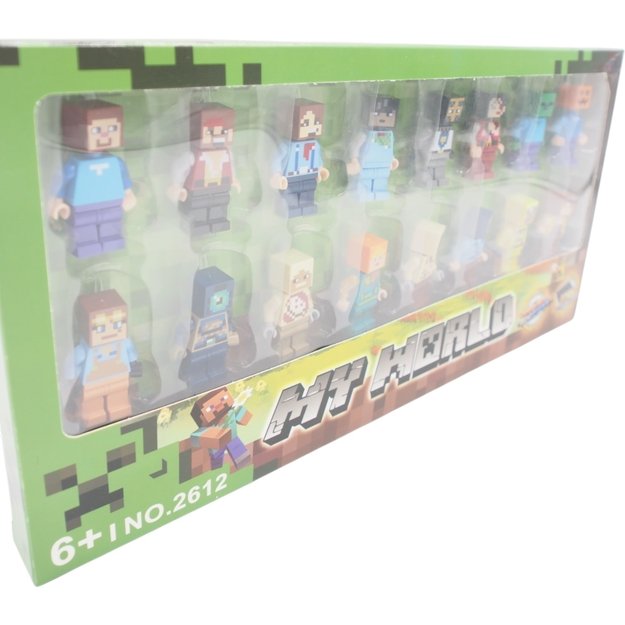 Rinkinys „My World“ Minecraft figūrėlės, 16 vnt. 1