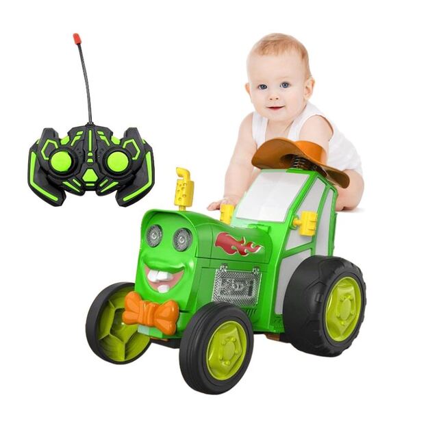 Šokantis  traktorius su  su valdymo pultu 4