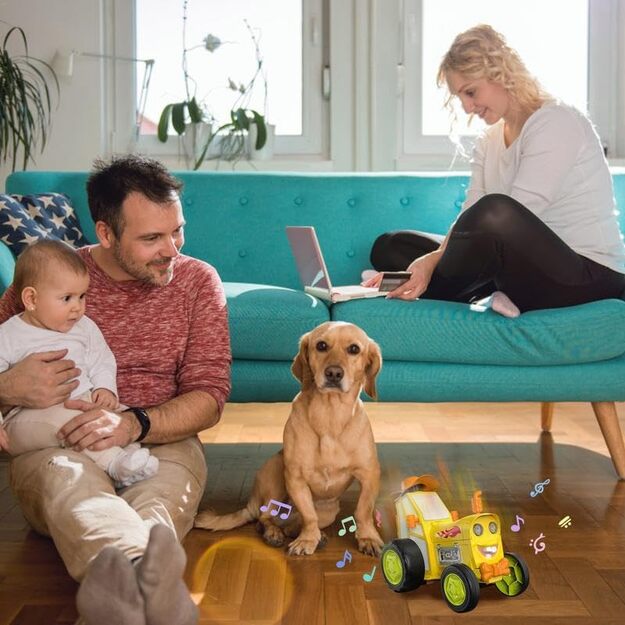 Šokantis  traktorius su  su valdymo pultu 9