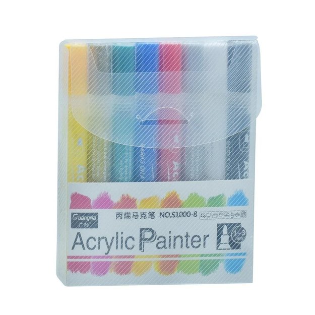 Akrilinių dažų markeriai Acrylic Painter 8 vnt. 4