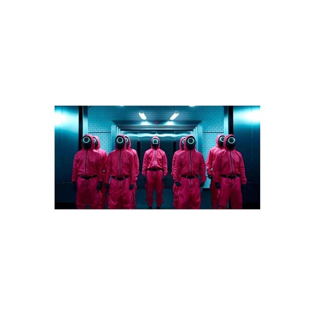 Squid game kostiumas S dydis, pridedama kaukė 1