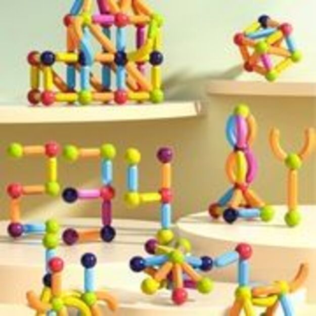 Magnetinis konstruktorius Magnetic Sticks (32 vnt.) 2