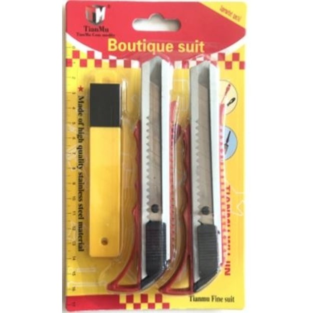 2vnt. kanceliarinių peilių rinkinys