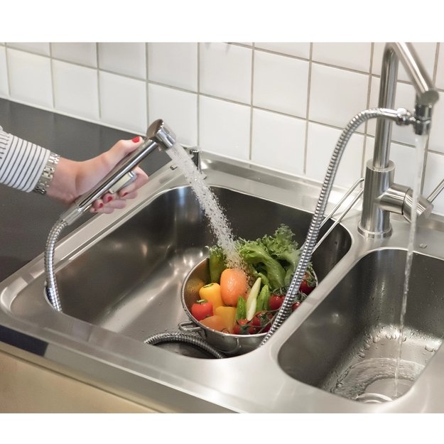 Papildomas kriauklės du&scaron;as su tvirta 1750 mm žarna 1