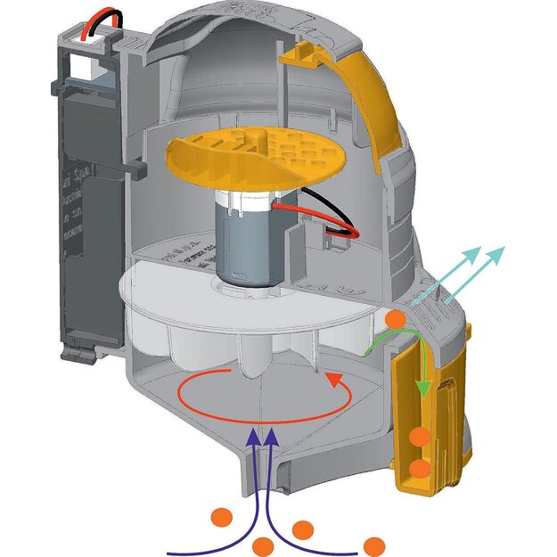 Clementoni robotas siurblys - 59109.1, sukonstruojamas