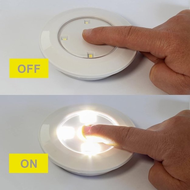 3X Led lemputės su pulteliu