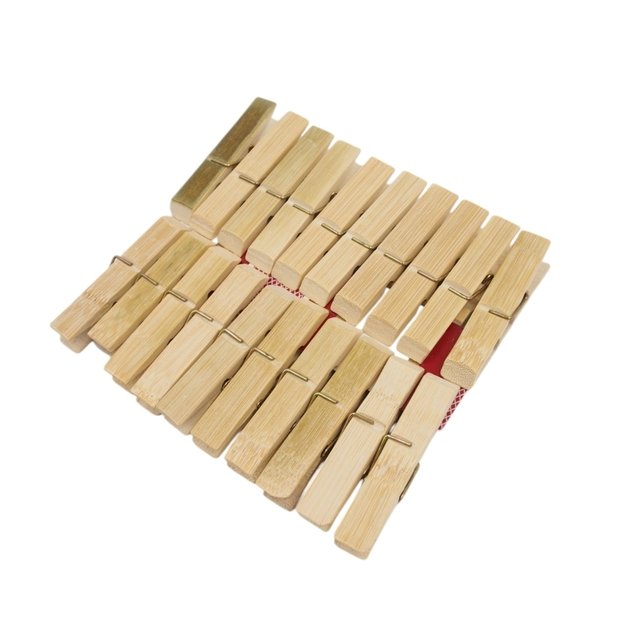 Skalbinių segtukai  Bamboo  2