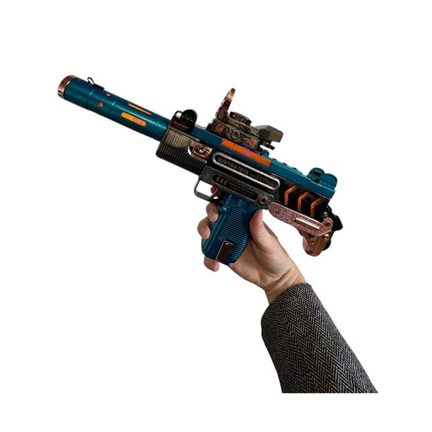 Šautuvas su garsais skleidžia garus automatas 3