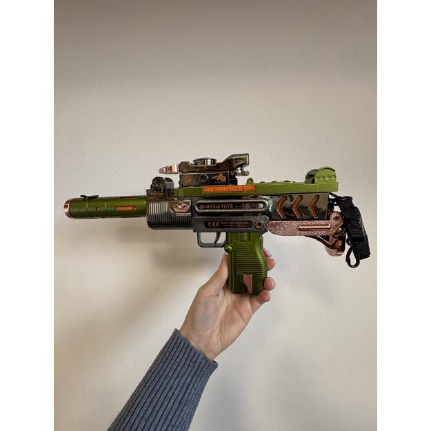 Šautuvas su garsais skleidžia garus automatas 2