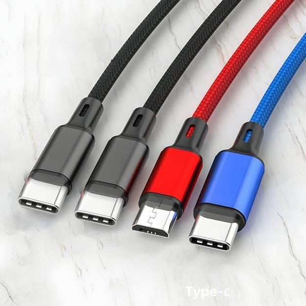 Universalus 4in1 įkrovimo laidas 1