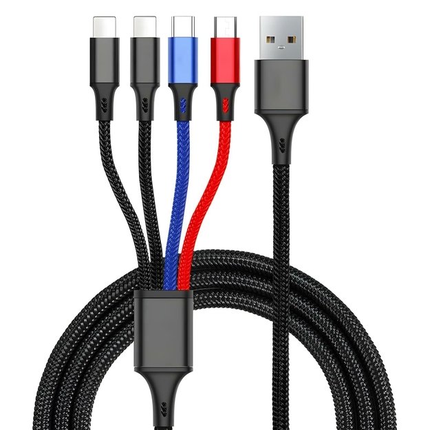Universalus 4in1 įkrovimo laidas 2