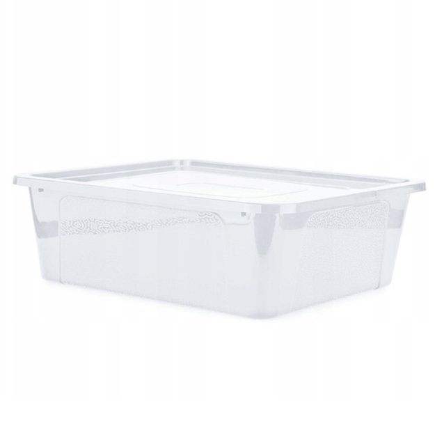 Plastikinis dėžutė su dangčiu 10L (40 × 33 × 10 cm) 1