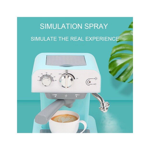 Kavos aparatas vaikiškas bėgantis vanduo skleidžia garus 7