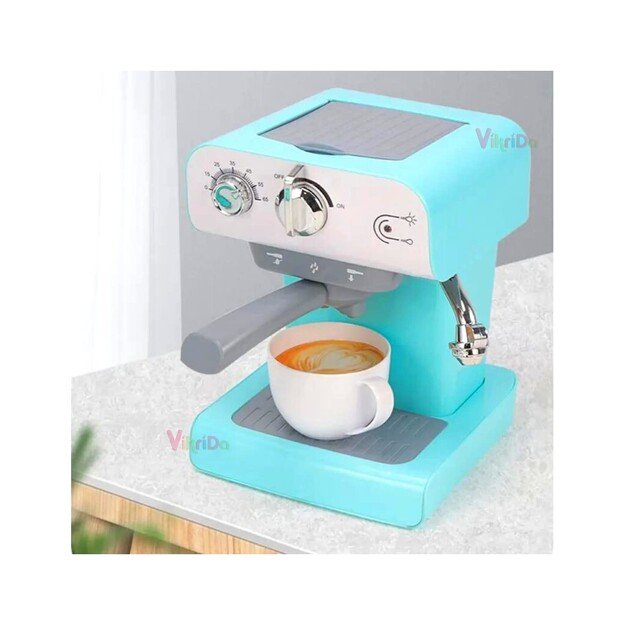 Kavos aparatas vaikiškas bėgantis vanduo skleidžia garus 5