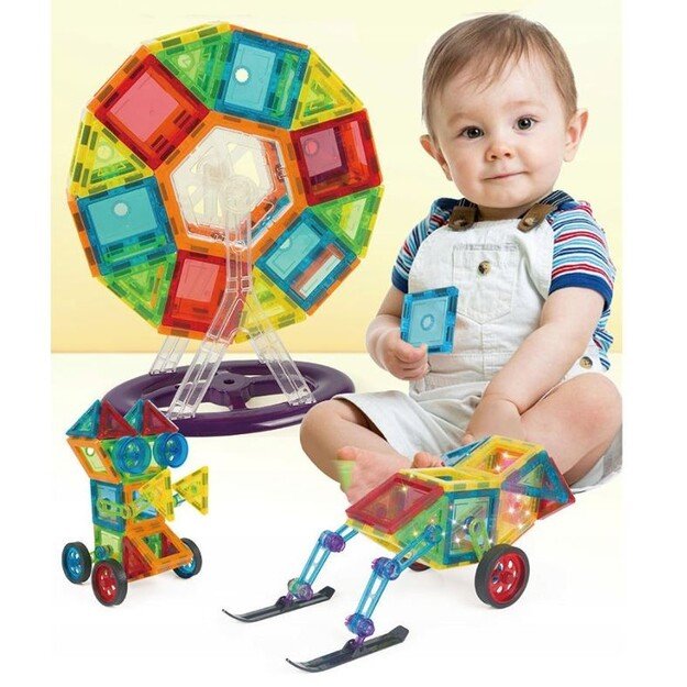 Magnetinis konstruktorius 70 detalių 2