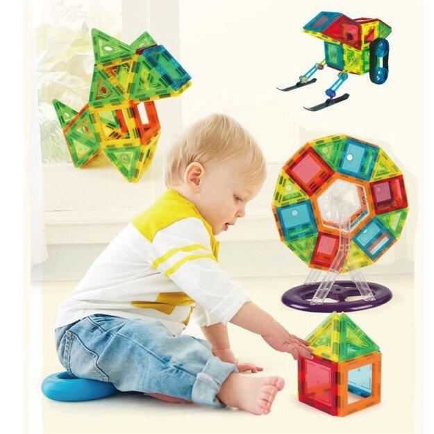 Magnetinis konstruktorius 70 detalių 1