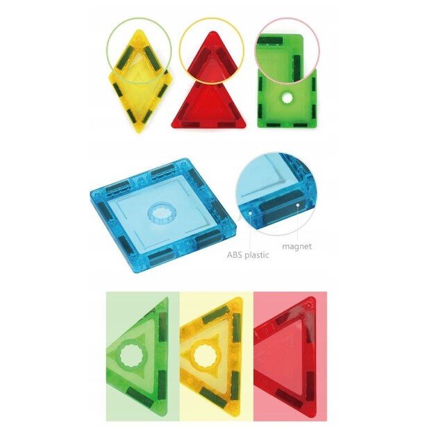 Magnetinis konstruktorius 70 detalių 4