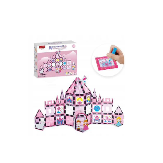 Magnetinis konstruktorius Pilis su piešimo funkcija 78 detalės 1