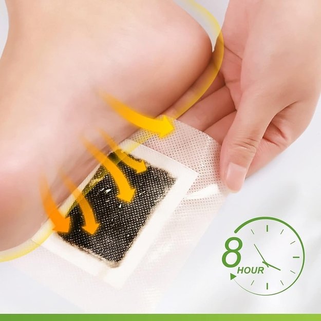 Detoksikaciniai pėdų pleistrai, 10vnt. 2