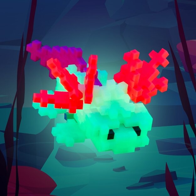 PLUS PLUS konstruktorius aksolotlis 100 detalių 3