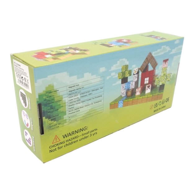 Magnetinių kubelių rinkinis, 100 kubelių 2