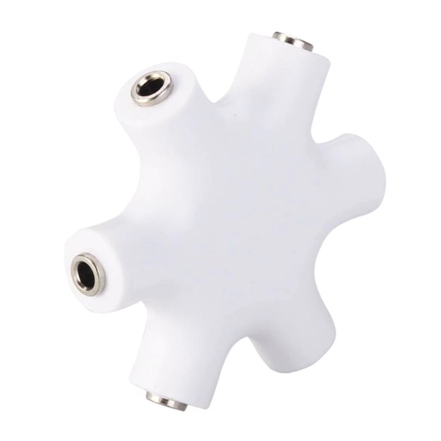 AUX 3,5mm šakotuvas 6X3,5mm