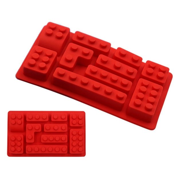 Silikoninė kepimo forma  Lego 