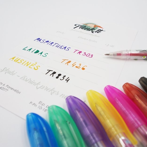 Kvepiantys Geliniai Rašikliai 5