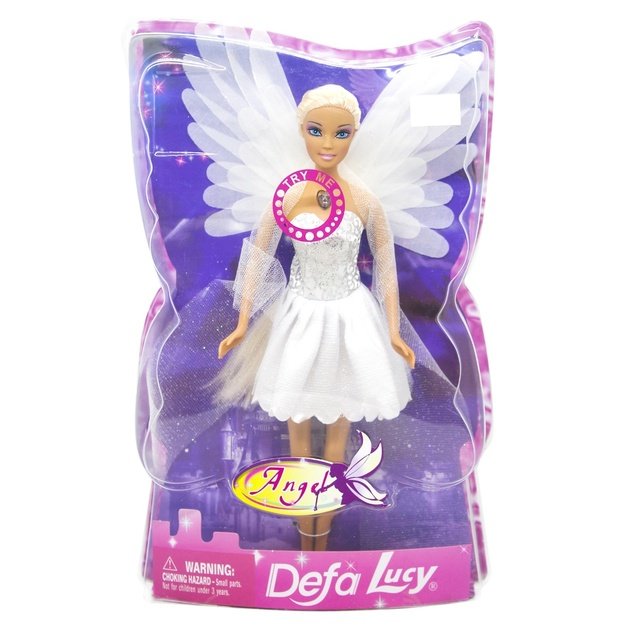 Lėlė angelas su šviečiančiais sparnais 1
