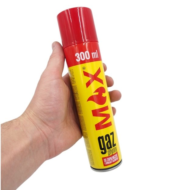 Skystas dujų užpildas žiebtuvėliams „MAX“ 300 ml 1