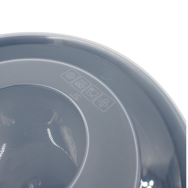 Plastikinis dubuo su dangčiu, 2 l 1