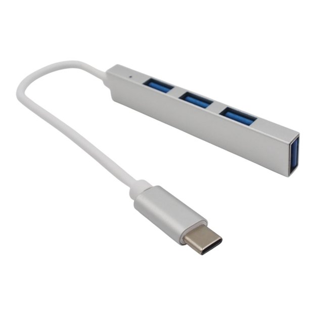 USB-C į USB HUB adapteris, 4 jungtys 1