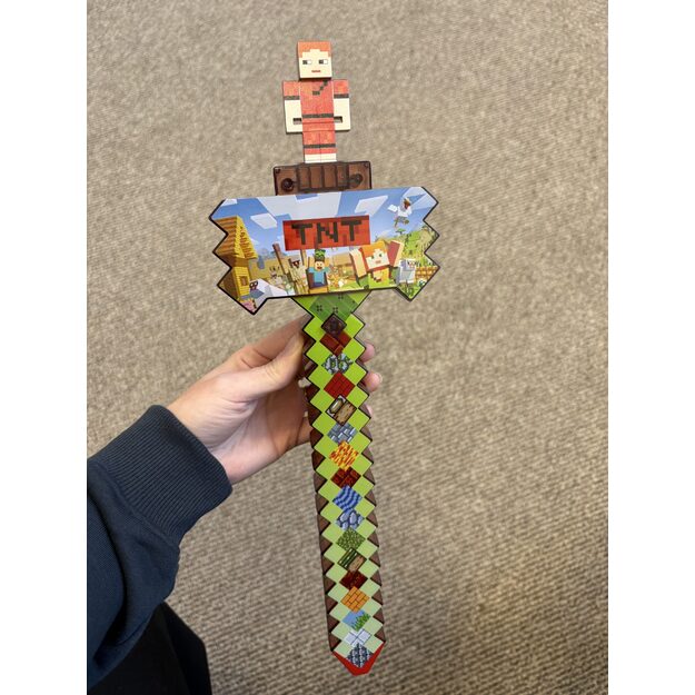 Šviečiantis plaktukas Minecraft, 39 cm 3