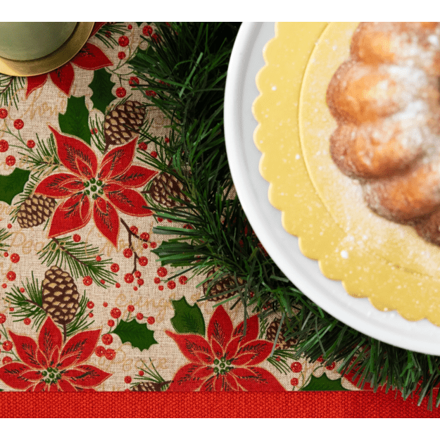 Kalėdų dekoracija staltiesė 275x28 cm 2