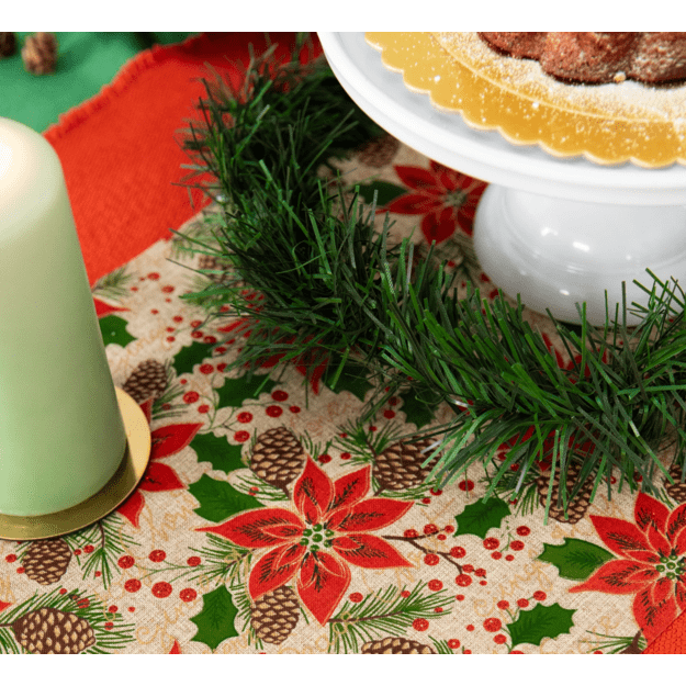 Kalėdų dekoracija staltiesė 275x28 cm 3