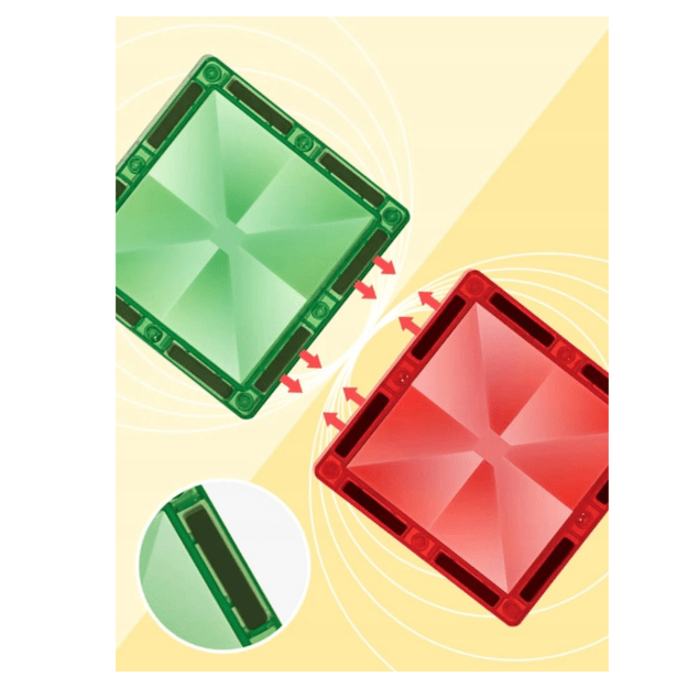 Magnetinis konstruktorius Ferma su piešimo funkcija 80 detalių 3