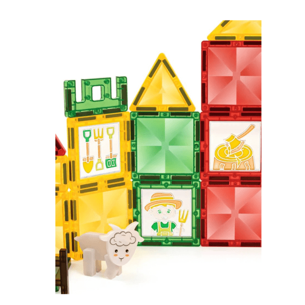 Magnetinis konstruktorius Ferma su piešimo funkcija 80 detalių 6