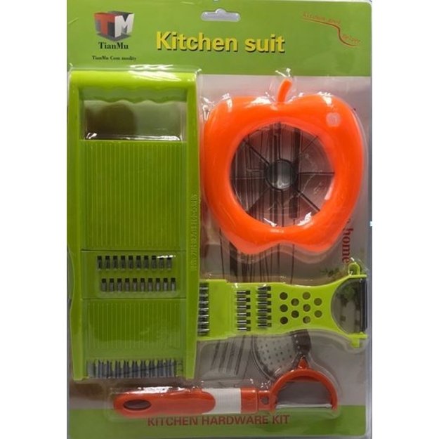 Rinkinys daržovėms ir vaisiams pjaustyti