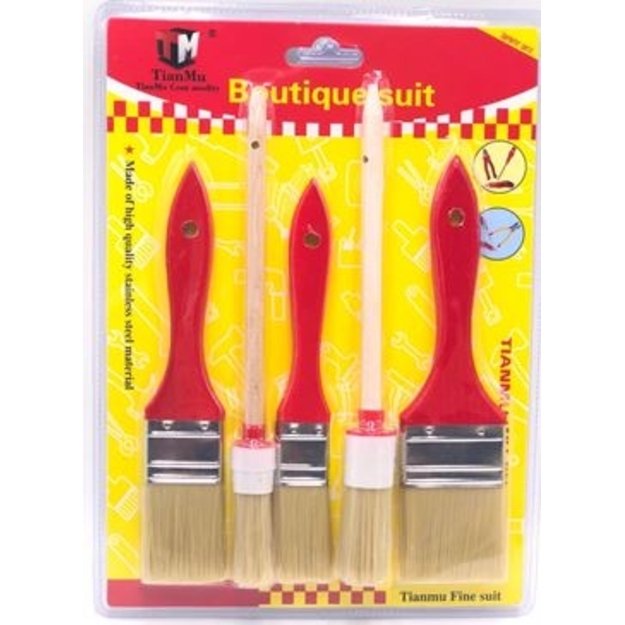 Teptukų rinkinys 5 vnt.