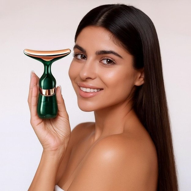 Soninis liftinguojantis masažuoklis 3in1 veidui, kaklui ir paakių zonai 1