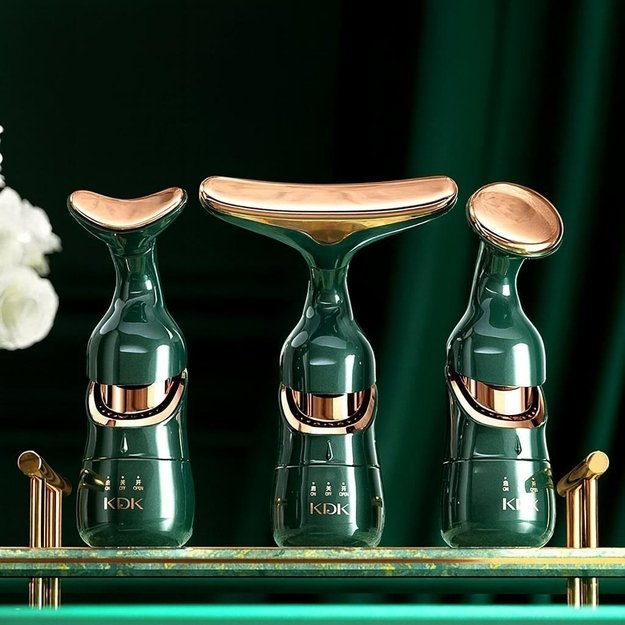 Soninis liftinguojantis masažuoklis 3in1 veidui, kaklui ir paakių zonai 2