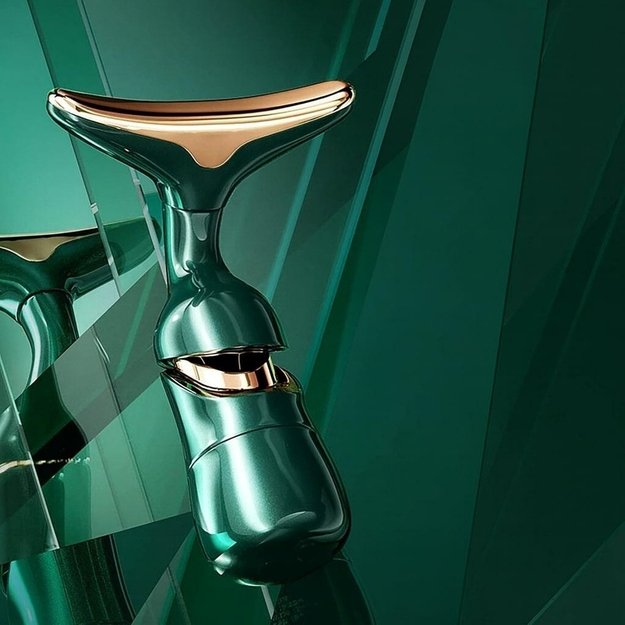 Soninis liftinguojantis masažuoklis 3in1 veidui, kaklui ir paakių zonai 3