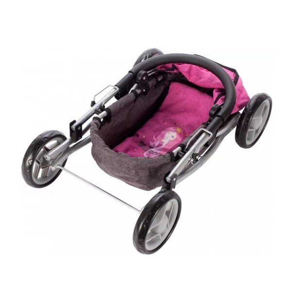 Vežimėlis lėlei su lop&scaron;iu sulankstomas 5